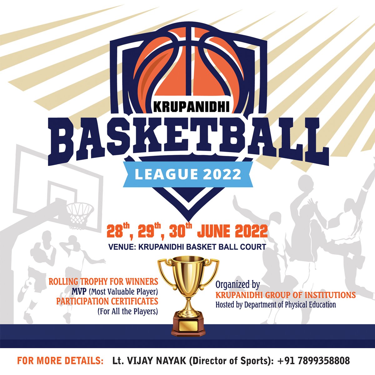 Krupanidhi Basketball League 2022